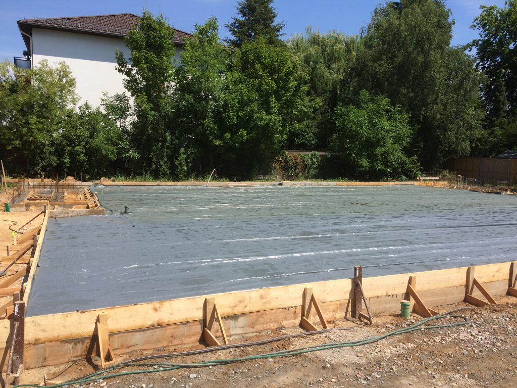 Bodenplatte für Kindergarten, Frankfurt am Main